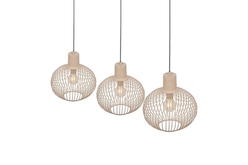 Riippuvalaisin TRIO Gila 3-osainen, Hiekka - 3-osainen, Hiekka - Valaistus - Sisävalaistus & lamput - Ikkunavalaisimet - Ikkunavalaisin riippuva