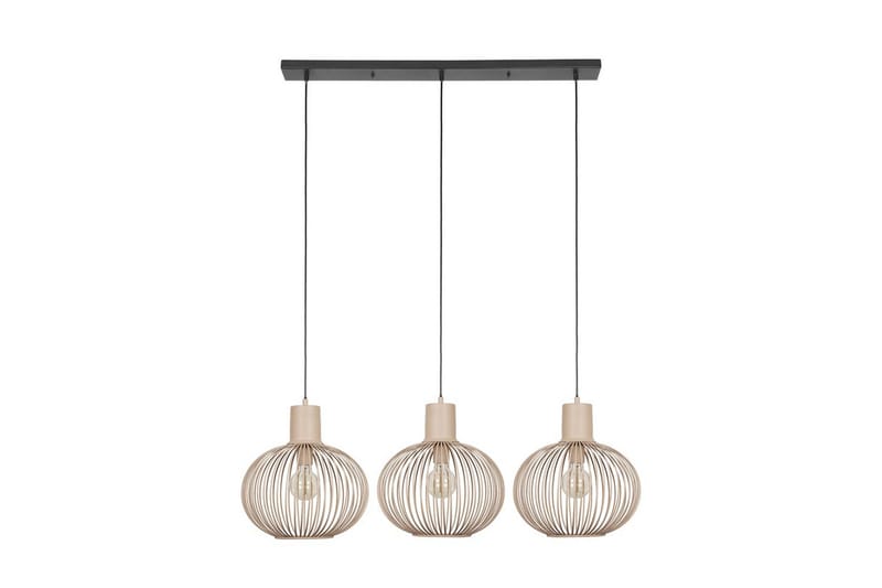 Riippuvalaisin TRIO Gila 3-osainen, Hiekka - 3-osainen, Hiekka - Valaistus - Sisävalaistus & lamput - Ikkunavalaisimet - Ikkunavalaisin riippuva