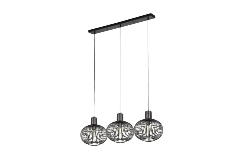 Riippuvalaisin TRIO Gila 3-osainen, Mattamusta - 3-osainen, Mattamusta - Valaistus - Sisävalaistus & lamput - Ikkunavalaisimet - Ikkunavalaisin riippuva