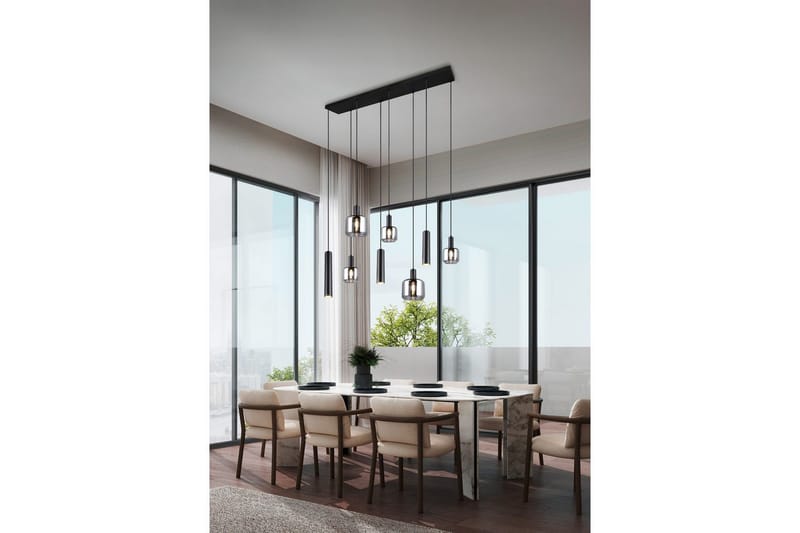 Riippuvalaisin TRIO Mataro 8-osainen - 8-osainen - Valaistus - Sisävalaistus & lamput - Ikkunavalaisimet - Ikkunavalaisin riippuva