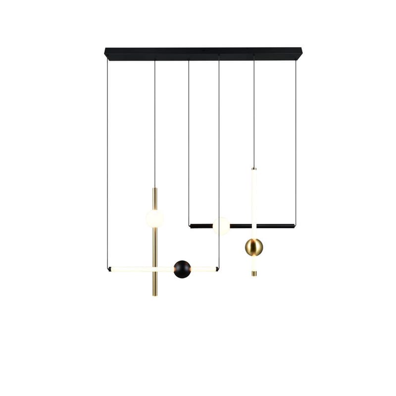 Riippuvalaisin TRIO Melita - 110 cm, Mattamusta - Valaistus - Sisävalaistus & lamput - Ikkunavalaisimet - Ikkunavalaisin riippuva