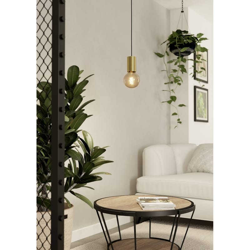 Riippuvalaisin Pozueta - Messinki-Harjattu - Valaistus - Sisävalaistus & lamput - Ikkunavalaisimet - Ikkunavalaisin riippuva