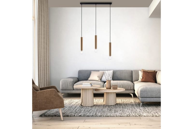 Riippuvalo Bruna - 6x120x65 cm, Messinki matta - Valaistus - Sisävalaistus & lamput - Ikkunavalaisimet - Ikkunavalaisin riippuva