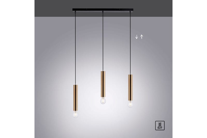 Riippuvalo Bruna - 6x120x65 cm, Messinki matta - Valaistus - Sisävalaistus & lamput - Ikkunavalaisimet - Ikkunavalaisin riippuva