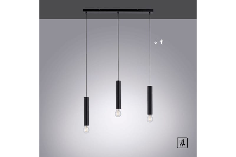 Riippuvalo Bruna - 6x120x65 cm, Musta - Valaistus - Sisävalaistus & lamput - Ikkunavalaisimet - Ikkunavalaisin riippuva