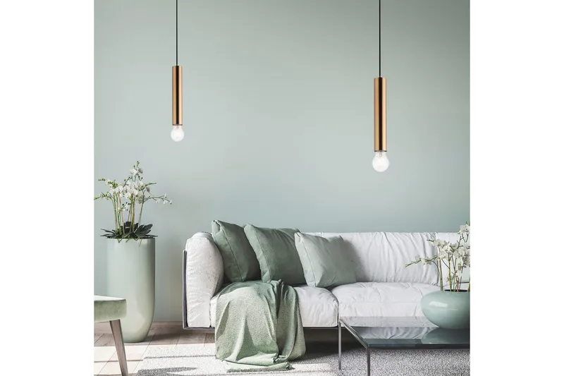 Riippuvalo Bruna - 9x120x9 cm, Messinki matta - Valaistus - Sisävalaistus & lamput - Ikkunavalaisimet - Ikkunavalaisin riippuva