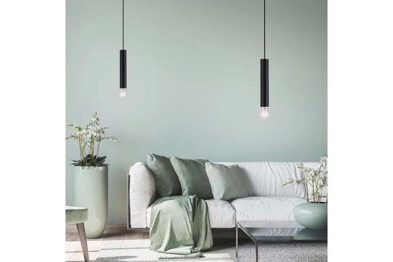 Riippuvalo Bruna - 9x120x9 cm, Musta - Valaistus - Sisävalaistus & lamput - Ikkunavalaisimet - Ikkunavalaisin riippuva