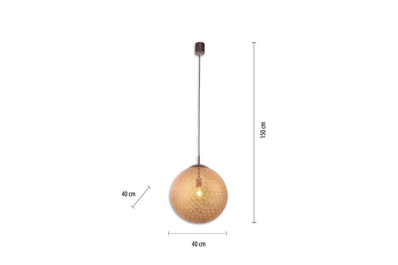 Riippuvalo Greta - 40x150x40 cm - Valaistus - Sisävalaistus & lamput - Ikkunavalaisimet - Ikkunavalaisin riippuva