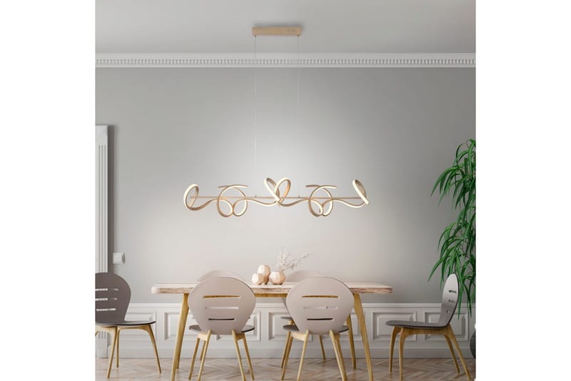 Riippuvalo Kiharat - 21x135x99 cm - Valaistus - Sisävalaistus & lamput - Ikkunavalaisimet - Ikkunavalaisin riippuva