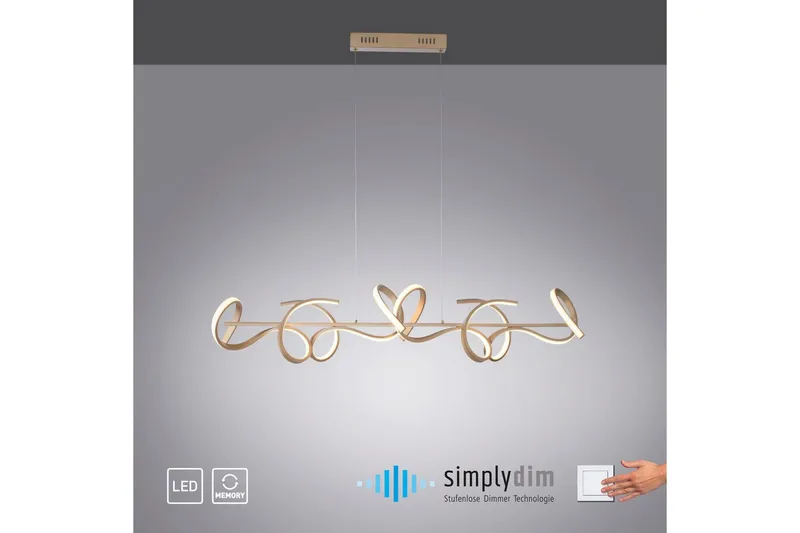 Riippuvalo Kiharat - 21x135x99 cm - Valaistus - Sisävalaistus & lamput - Ikkunavalaisimet - Ikkunavalaisin riippuva