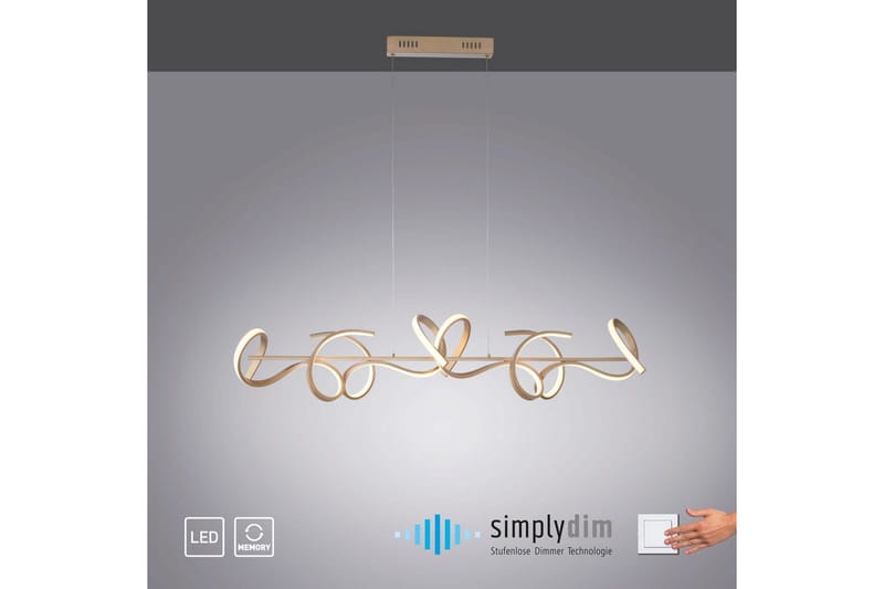 Riippuvalo Kiharat - 21x135x99 cm - Valaistus - Sisävalaistus & lamput - Ikkunavalaisimet - Ikkunavalaisin riippuva