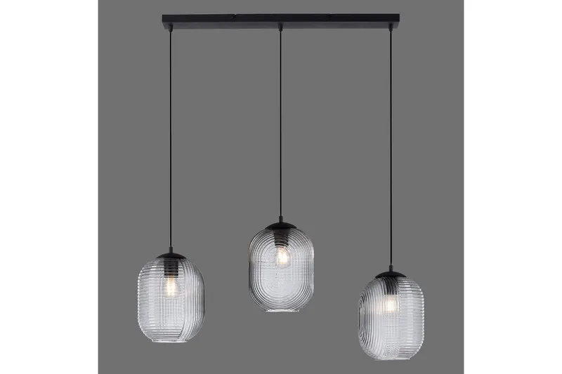 Riippuvalo Shitake - 20x150x90 cm, Savunvärinen - Valaistus - Sisävalaistus & lamput - Ikkunavalaisimet - Ikkunavalaisin riippuva