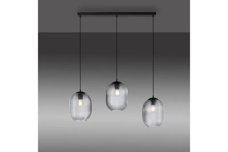 Riippuvalo Shitake - 20x150x90 cm, Savunvärinen - Valaistus - Sisävalaistus & lamput - Ikkunavalaisimet - Ikkunavalaisin riippuva