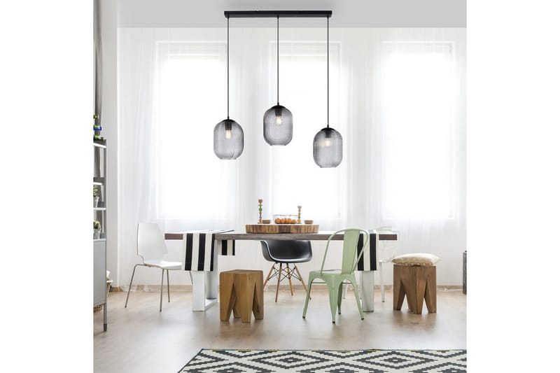 Riippuvalo Shitake - 20x150x90 cm, Savunvärinen - Valaistus - Sisävalaistus & lamput - Ikkunavalaisimet - Ikkunavalaisin riippuva