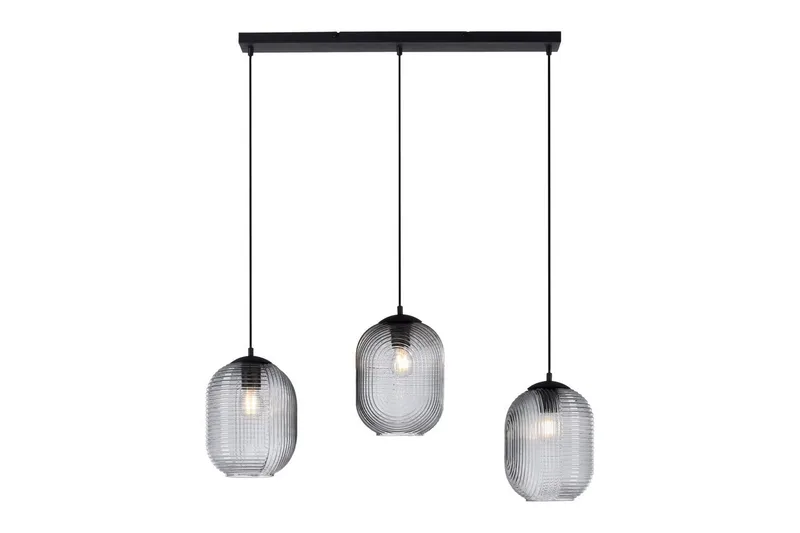 Riippuvalo Shitake - 20x150x90 cm, Savunvärinen - Valaistus - Sisävalaistus & lamput - Ikkunavalaisimet - Ikkunavalaisin riippuva