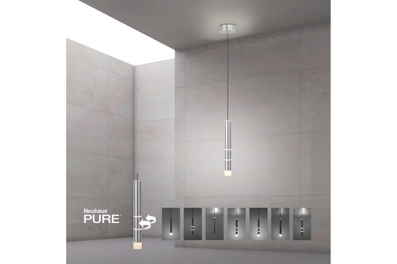 Riippuvalo Pure Vega - 12x120x12 cm, Alumiini - Valaistus - Sisävalaistus & lamput - Ikkunavalaisimet - Ikkunavalaisin riippuva