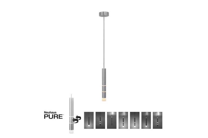 Riippuvalo Pure Vega - 12x120x12 cm, Alumiini - Valaistus - Sisävalaistus & lamput - Ikkunavalaisimet - Ikkunavalaisin riippuva