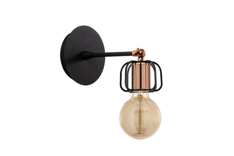 Seinävalaisin Griffin kehystetty Musta, Musta