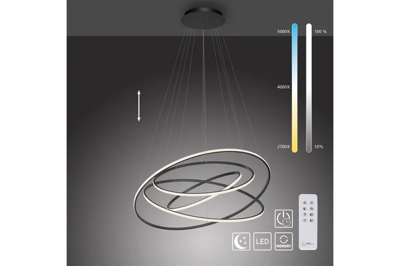 Tessara Paul Neuhaus Kattovalaisin - Valaistus - Sisävalaistus & lamput - Ikkunavalaisimet - Ikkunavalaisin riippuva