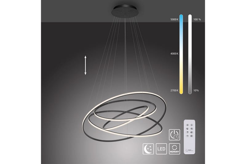 Tessara Paul Neuhaus Kattovalaisin - Valaistus - Sisävalaistus & lamput - Ikkunavalaisimet - Ikkunavalaisin riippuva