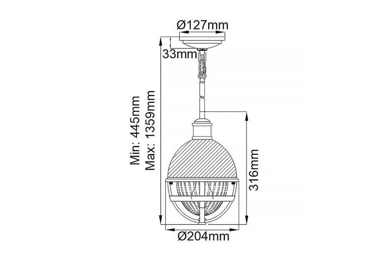 Tollis Kichler Kattovalaisin - Valaistus - Sisävalaistus & lamput - Ikkunavalaisimet - Ikkunavalaisin riippuva