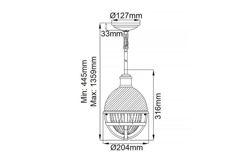 Tollis Kichler Kattovalaisin - Valaistus - Sisävalaistus & lamput - Ikkunavalaisimet - Ikkunavalaisin riippuva