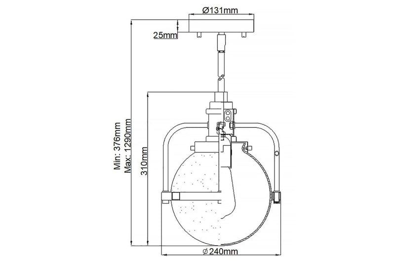 Triocent Kichler Kattovalaisin - Valaistus - Sisävalaistus & lamput - Ikkunavalaisimet - Ikkunavalaisin riippuva