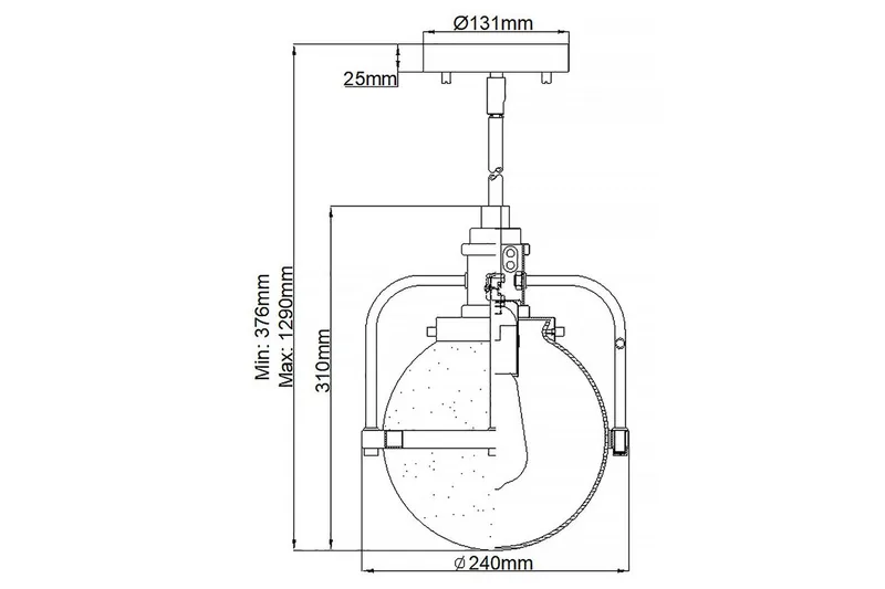 Triocent Kichler Kattovalaisin - Valaistus - Sisävalaistus & lamput - Ikkunavalaisimet - Ikkunavalaisin riippuva