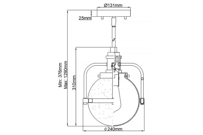 Triocent Kichler Kattovalaisin - Valaistus - Sisävalaistus & lamput - Ikkunavalaisimet - Ikkunavalaisin riippuva