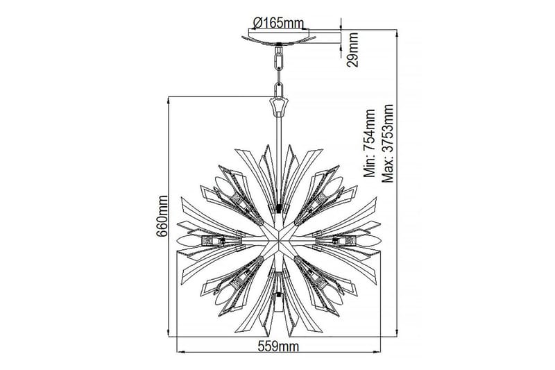 Vida Hinkley Kattovalaisin - Valaistus - Sisävalaistus & lamput - Ikkunavalaisimet - Ikkunavalaisin riippuva