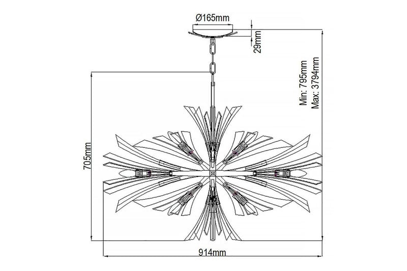Vida Hinkley Kattovalaisin - Valaistus - Sisävalaistus & lamput - Ikkunavalaisimet - Ikkunavalaisin riippuva