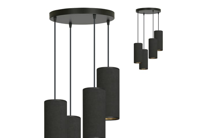 Bente 4 Premium Riippuvalaisin Musta - Scandinavian Choice - Olohuoneen valaisin - Riisipaperivalaisin - Lightbox - Tiffanylamppu - Verkkovalaisin - Kattovalaisin makuuhuone - Kaarivalaisin - Kattovalaisin
 - Riippuvalaisimet - Kattovalaisin keittiö - PH lamppu - Ikkunavalaisin riippuva