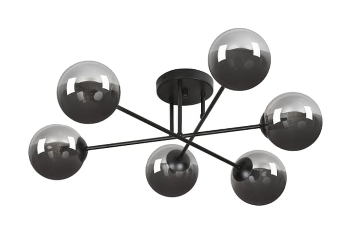 Brendi 6B Plafondi Musta - Scandinavian Choice - Tiffanylamppu - Olohuoneen valaisin - Plafondit - Kattovalaisin