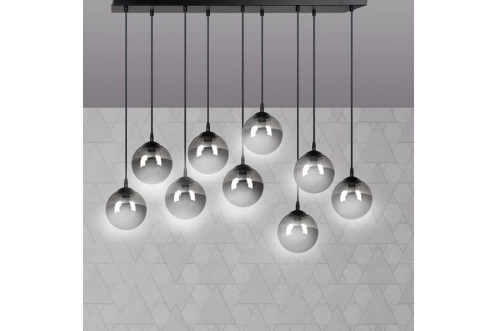 Cosmo 9 Riippuvalaisin Grafiitti - Scandinavian Choice - Olohuoneen valaisin - Riisipaperivalaisin - Lightbox - Verkkovalaisin - Kattovalaisin makuuhuone - Kaarivalaisin - Tiffanylamppu - Kattovalaisin
 - Riippuvalaisimet - Kattovalaisin keittiö - PH lamppu - Ikkunavalaisin riippuva