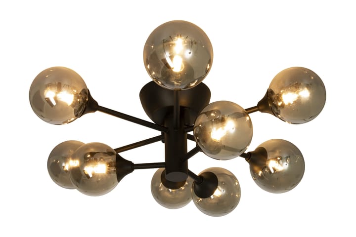 Cosmos Plafondi musta / savu - Aneta Lighting - Kattovalaisin
 - Plafondit - Olohuoneen valaisin - Tiffanylamppu