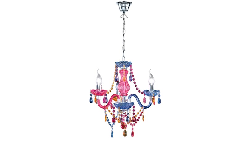 Kattokruunu Luster Ø46 cm 3-Osainen Monivärinen, TRIO