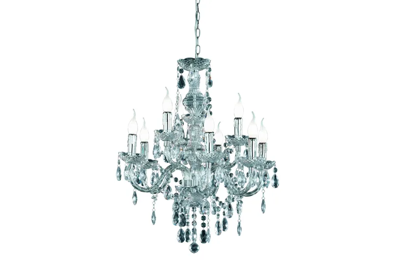 Kattokruunu Luster 9-Os. 9xE14 Kirkas, TRIO