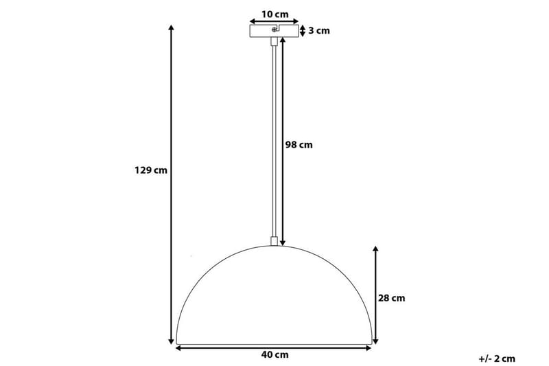 Kattovalaisin Cetina 40 cm - Olohuoneen valaisin - Riisipaperivalaisin - Lightbox - Tiffanylamppu - Verkkovalaisin - Kattovalaisin makuuhuone - Kaarivalaisin - Kattovalaisin
 - Riippuvalaisimet - Kattovalaisin keittiö - PH lamppu - Ikkunavalaisin riippuva