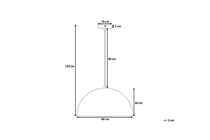 Kattovalaisin Cetina 40 cm - Olohuoneen valaisin - Riisipaperivalaisin - Lightbox - Tiffanylamppu - Verkkovalaisin - Kattovalaisin makuuhuone - Kaarivalaisin - Kattovalaisin
 - Riippuvalaisimet - Kattovalaisin keittiö - PH lamppu - Ikkunavalaisin riippuva