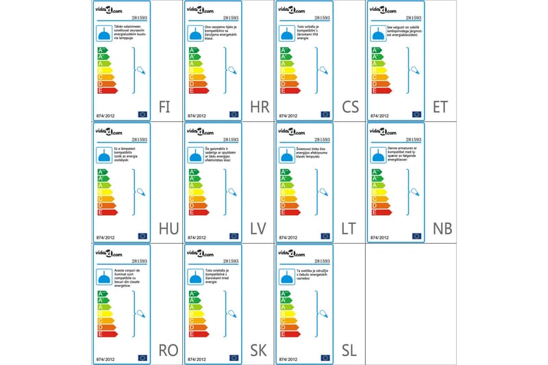 Kattovalaisin helmillä valkoinen pyöreä E14 - Valkoinen - Valaistus - Sisävalaistus & lamput - Kattovalaisin