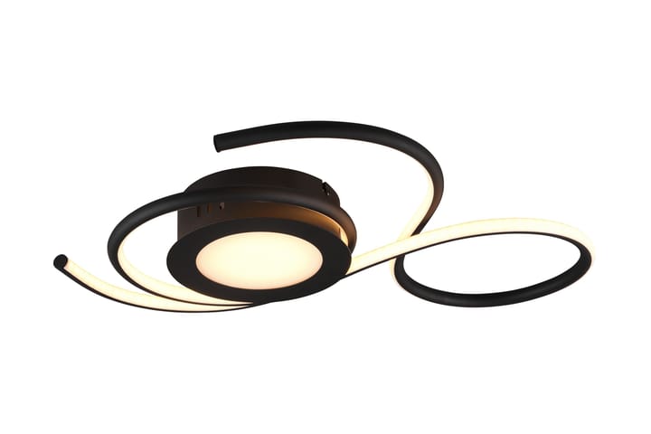 Kattovalaisin Jive LED 50 cm Mattamusta - TRIO - Tiffanylamppu - Olohuoneen valaisin - Plafondit - Kattovalaisin