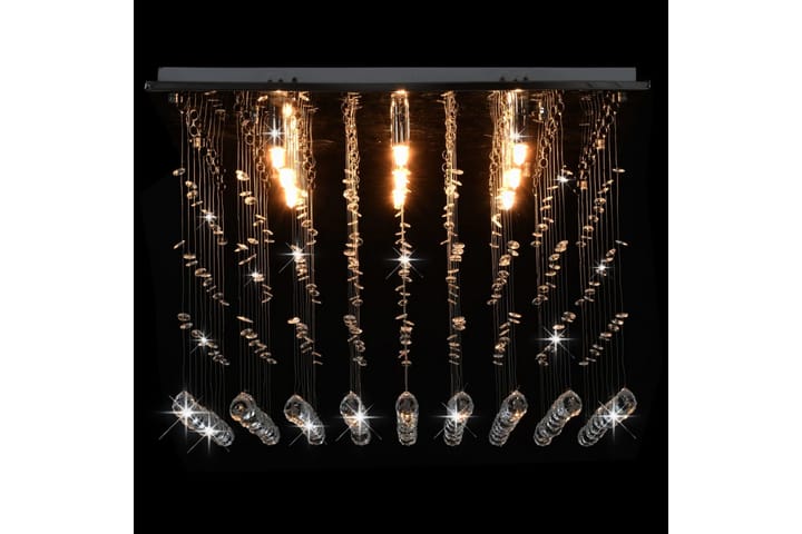 Kattovalaisin kristallihelmillä hopea kuutio G9 - Hopea - Kattovalaisin
 - Lightbox - PH lamppu - Kristallikruunut & kattokruunut - Verkkovalaisin - Kaarivalaisin - Olohuoneen valaisin - Tiffanylamppu - Riisipaperivalaisin