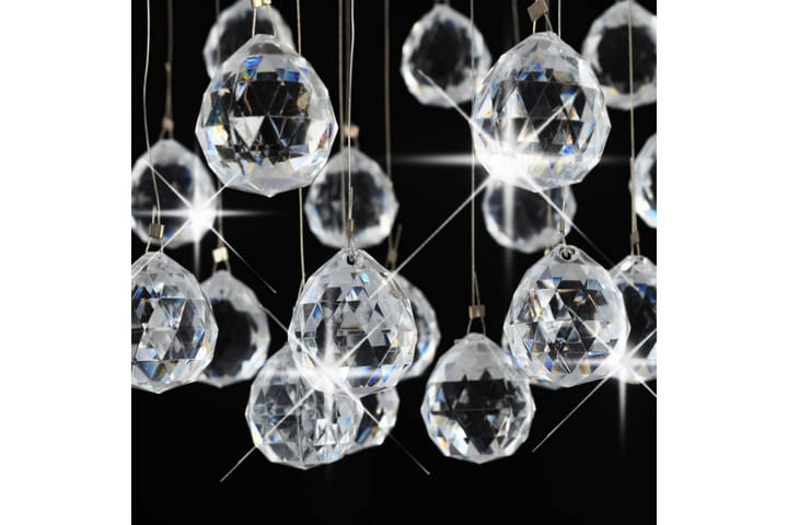 Kattovalaisin kristallihelmillä hopea pallo 3 x G9 polttimoa - Hopea - Olohuoneen valaisin - Riisipaperivalaisin - Lightbox - Kaarivalaisin - Tiffanylamppu - Kristallikruunut & kattokruunut - Kattovalaisin
 - Verkkovalaisin - PH lamppu