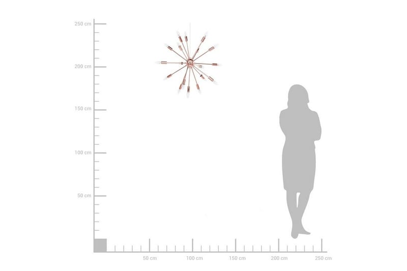 Kattovalaisin Maguse 59 cm - Kupari - Valaistus - Sisävalaistus & lamput - Kattovalaisin