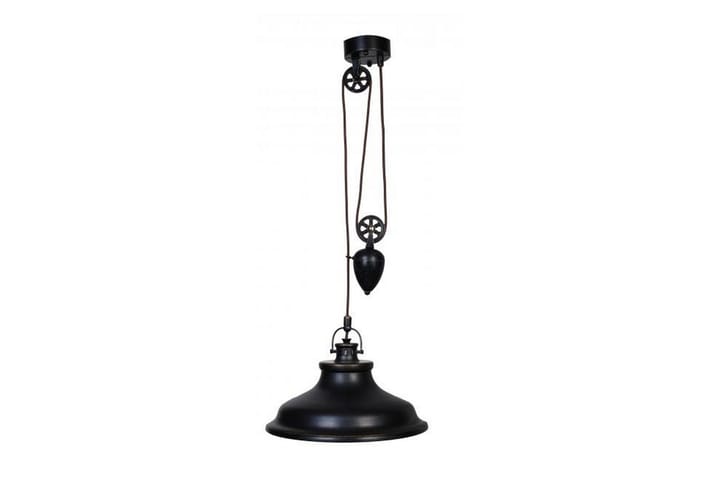 Kattovalaisin New Haven 37 cm Pyöreä hissillä Musta - Cottex - Kattovalaisin
 - Kattovalaisin keittiö - Kattovalaisin makuuhuone - Kaarivalaisin - Lightbox - Riippuvalaisimet - Ikkunavalaisin riippuva - PH lamppu - Olohuoneen valaisin - Verkkovalaisin - Tiffanylamppu - Riisipaperivalaisin