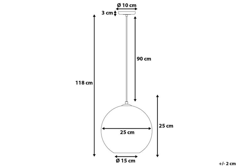 Kattovalaisin Sessera 15 cm - Olohuoneen valaisin - Riisipaperivalaisin - Lightbox - Tiffanylamppu - Verkkovalaisin - Kattovalaisin makuuhuone - Kaarivalaisin - Kattovalaisin
 - Riippuvalaisimet - Kattovalaisin keittiö - PH lamppu - Ikkunavalaisin riippuva