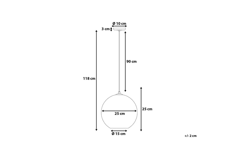 Kattovalaisin Sessera 15 cm - Olohuoneen valaisin - Riisipaperivalaisin - Lightbox - Tiffanylamppu - Verkkovalaisin - Kattovalaisin makuuhuone - Kaarivalaisin - Kattovalaisin
 - Riippuvalaisimet - Kattovalaisin keittiö - PH lamppu - Ikkunavalaisin riippuva