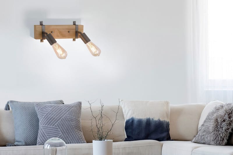 Kattovalaisin Slat Luonnonväri Puu - Luonnonväri - Valaistus - Sisävalaistus & lamput - Kattovalaisin