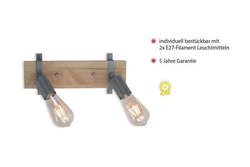 Kattovalaisin Slat Luonnonväri Puu - Luonnonväri - Valaistus - Sisävalaistus & lamput - Kattovalaisin