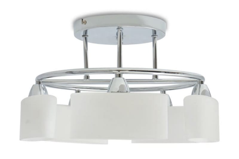 Kattovalaisin soikeilla varjostimilla E14 lampulle 200 W - Valkoinen - Valaistus - Sisävalaistus & lamput - Kattovalaisin